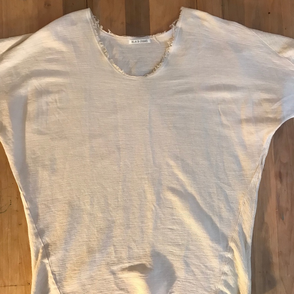 Black Crane OrigamiTunic T-shirt size M